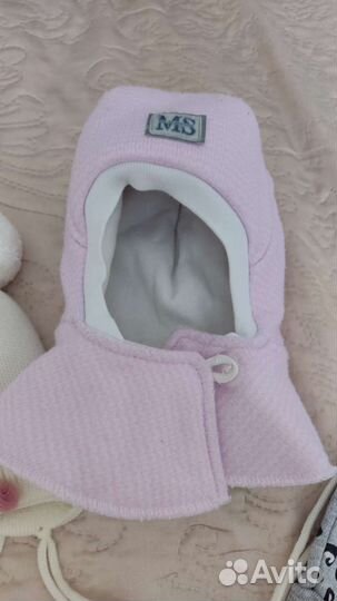 Шапка шлем для девочки