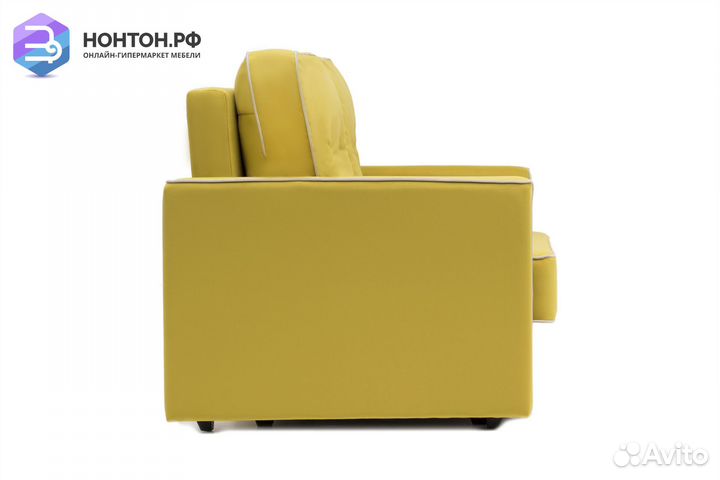 Диван еврокнижка Берген горчичный