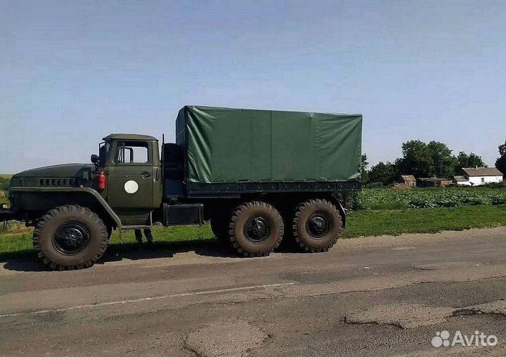 Тент на военный урал-М