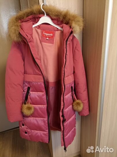 Куртка зимняя для девочки 134