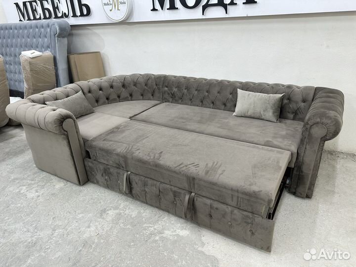 Диван честер раскладной дельфин