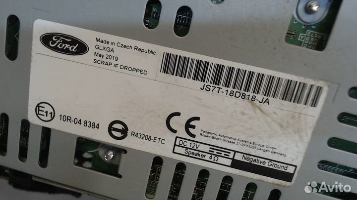 Магнитола Ford Mondeo 5 2015, 2019