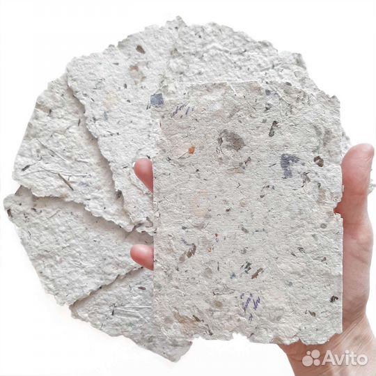 Набор бумаги ручного изготовления 7шт