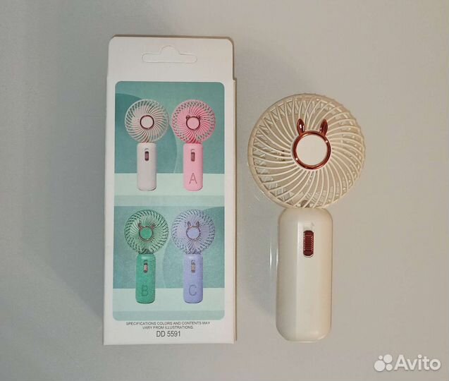 Мини вентилятор с USB зарядкой