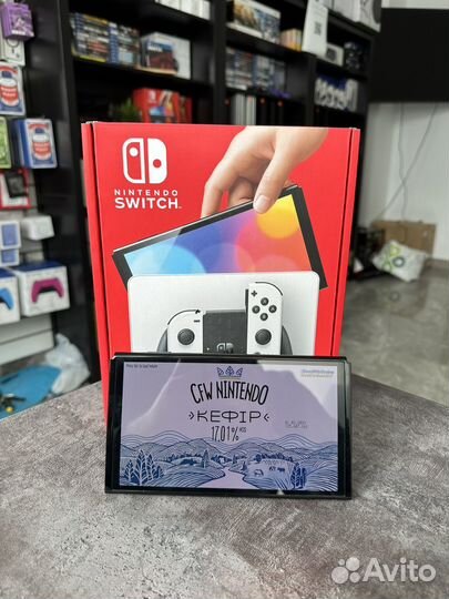 Nintendo switch oled чип + любые игры
