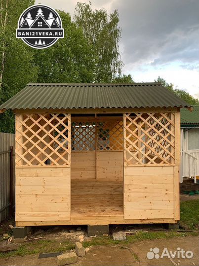 Беседка садовая под ключ