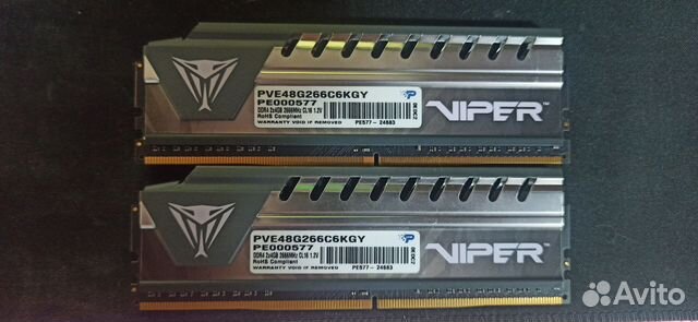 Оперативная память Viper patriot ddr4 купить в Колпино | Электроника ...