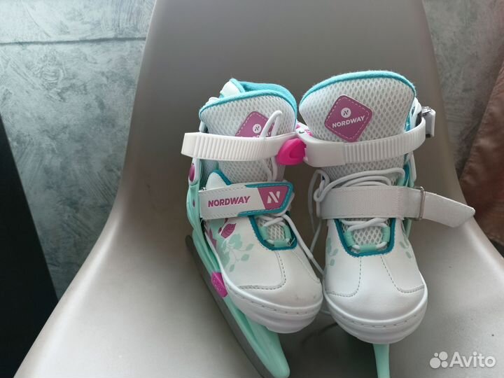 Коньки детские раздвижные, 26-31