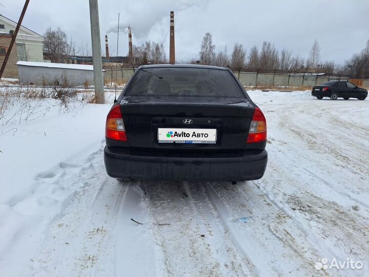 Hyundai Accent 1.5 МТ, 2005, 228 000 км