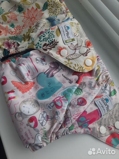 Многоразовые подгузники Happi Flute, Glor Yes eco