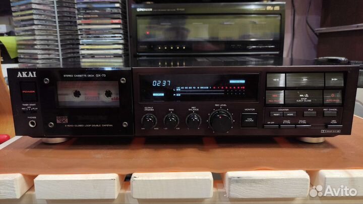 Дека кассетная akai GX 73 Japan 100 V