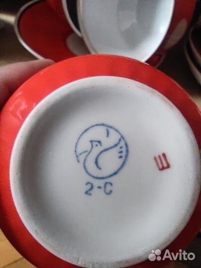 Чайный сервиз советский Горох