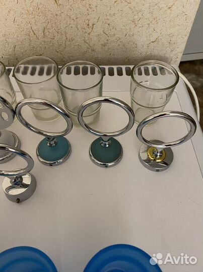 Стаканчики для туалетных принадлежностей нержавейк