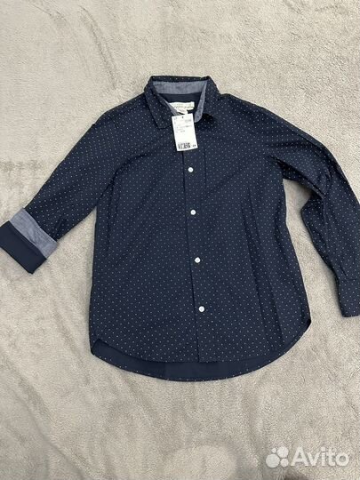 Рубашка hm р.146 новав