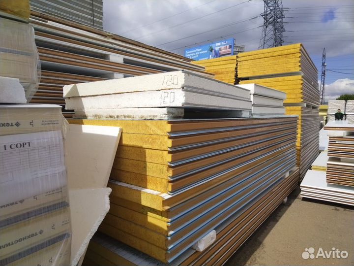 Сэндвич панели в наличии на складе