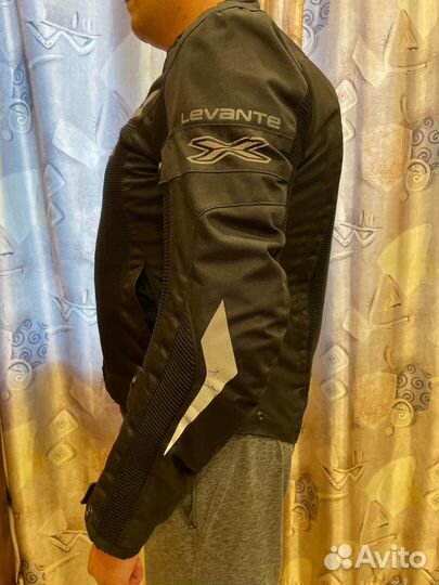 Мотокуртка летняя текстильная IXS Levante черная