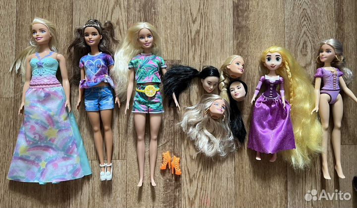 Disney store, hasbro, barbie куклы новые и б/у