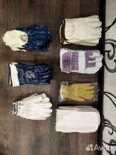 Перчатки рабочие, разные