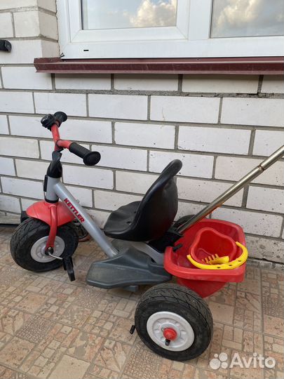 Трехколесный велосипед с ручкой Kettler