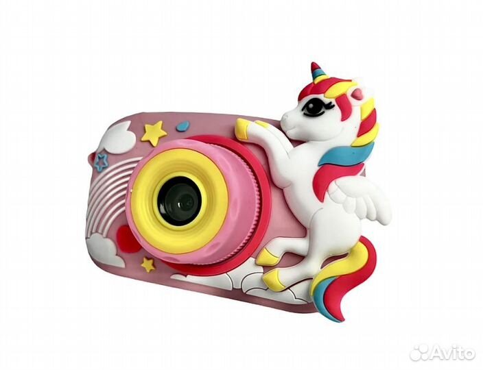 Детский фотоаппарат с силиконовым чехлом 