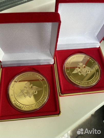 Настольная медаль вооруженные силы РФ