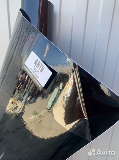 Черная глянцевая виниловая Пленка