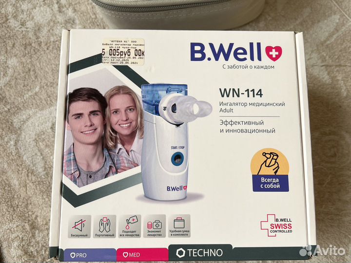 Ингалятор b well wn-114