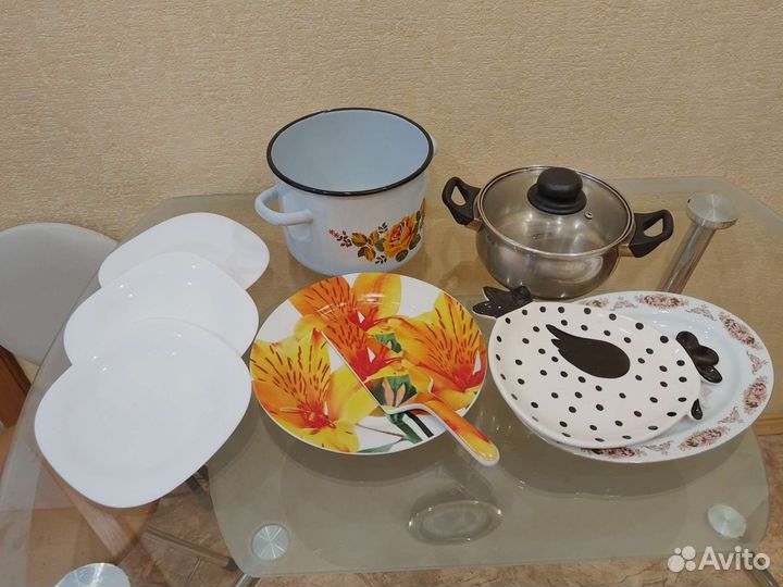 Посуда для дома и дачи разная бу