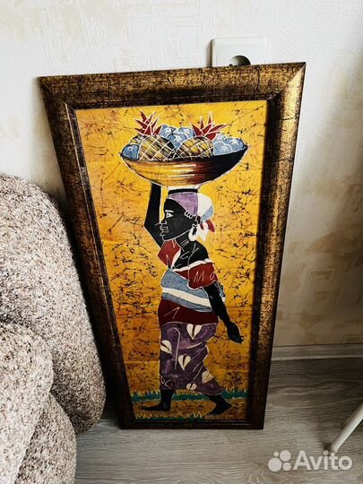 Настенное панно на шелке