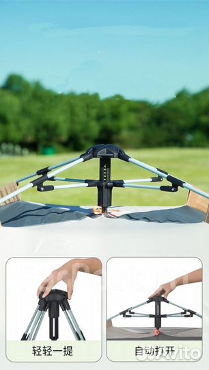 Палатка туристическая Автомат 210х210х145 см 2065