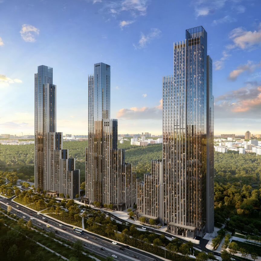 1-к. квартира, 51,2 м², 18/56 эт.