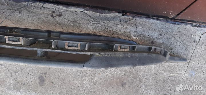 Юбка бампера skoda fabia 2