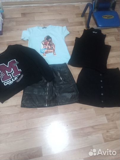 Вещи пакетом на девушку 46 м