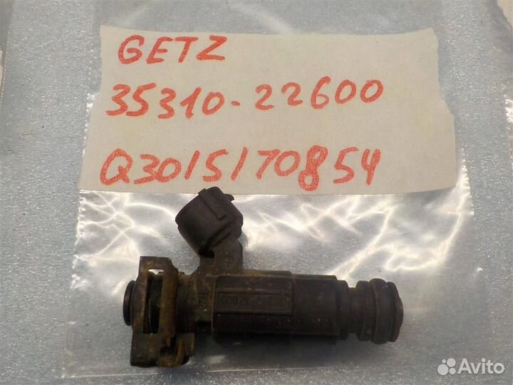 Форсунка инжекторная электрическая Hyundai Getz 2