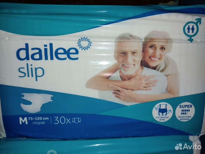 Подгузники для взрослых Dailee размер 2 М
