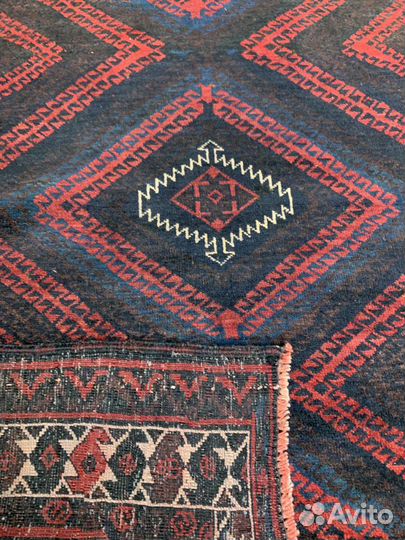 Ковер афганский ворсовый балуччи 244х212 см шерсть