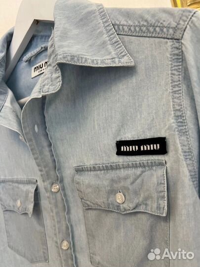 Рубашка miu miu