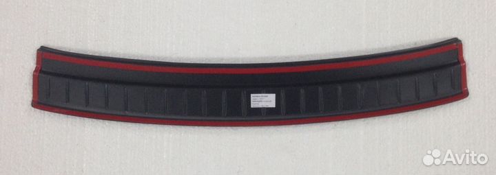 Защитная накладка на задний бампер Hyundai Solaris