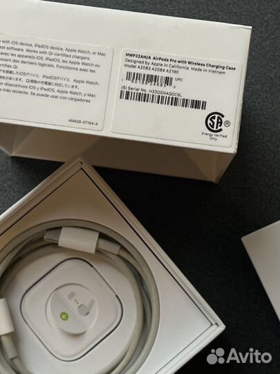 Наушник левый airpods pro оригинал