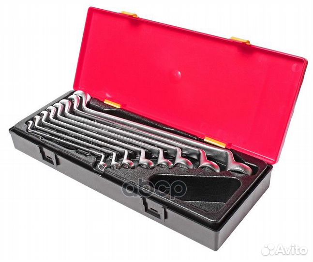 Набор ключей 8 пр: накидных изогнутых на 75 гра