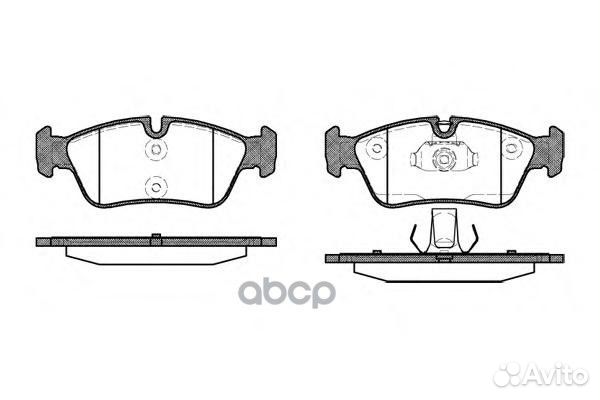 Комплект тормозных колодок дисковый тормоз 0384