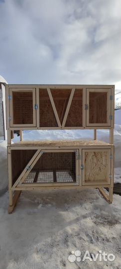 Клетка для кроликов с маточником