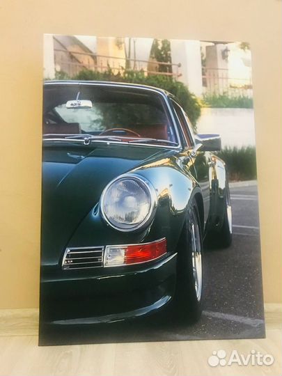 Картина автомобиля porsche 911 70 см х 50 см