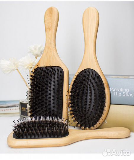 Расческа массажная для волос (прямоугольная)