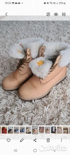 Ботинки женские 38 размера кожаные