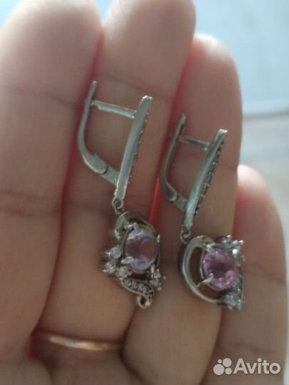 Серьги серебро 925 коллекционные