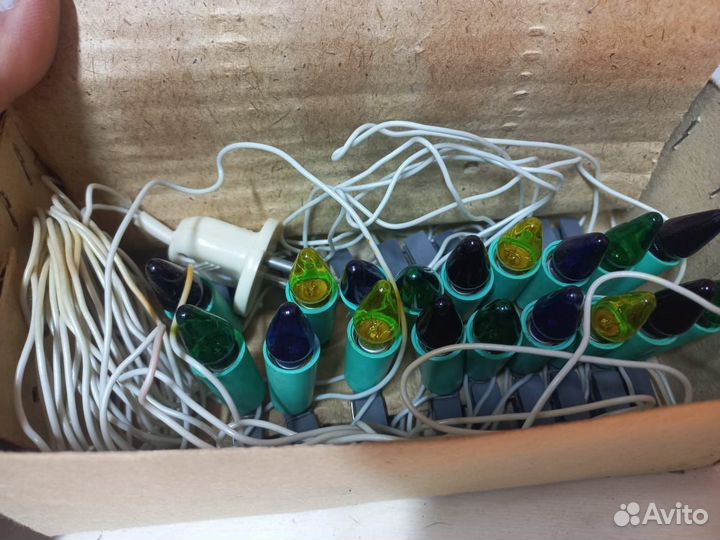 Елочная электрогирлянда капелька СССР