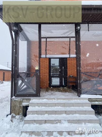 Мягкие окна на беседку