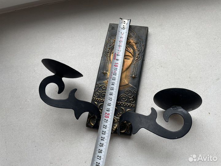 Шикарная чеканка подсвечник СССР