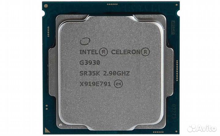 Процессор BOX с кулером Celeron G3930 LGA 1151